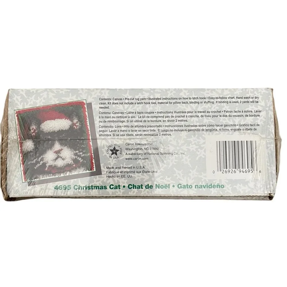 Wonder Art - Christmas Cat Latch Hook Kit